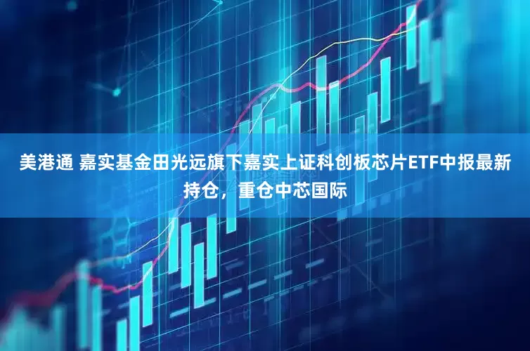 美港通 嘉实基金田光远旗下嘉实上证科创板芯片ETF中报最新持仓，重仓中芯国际